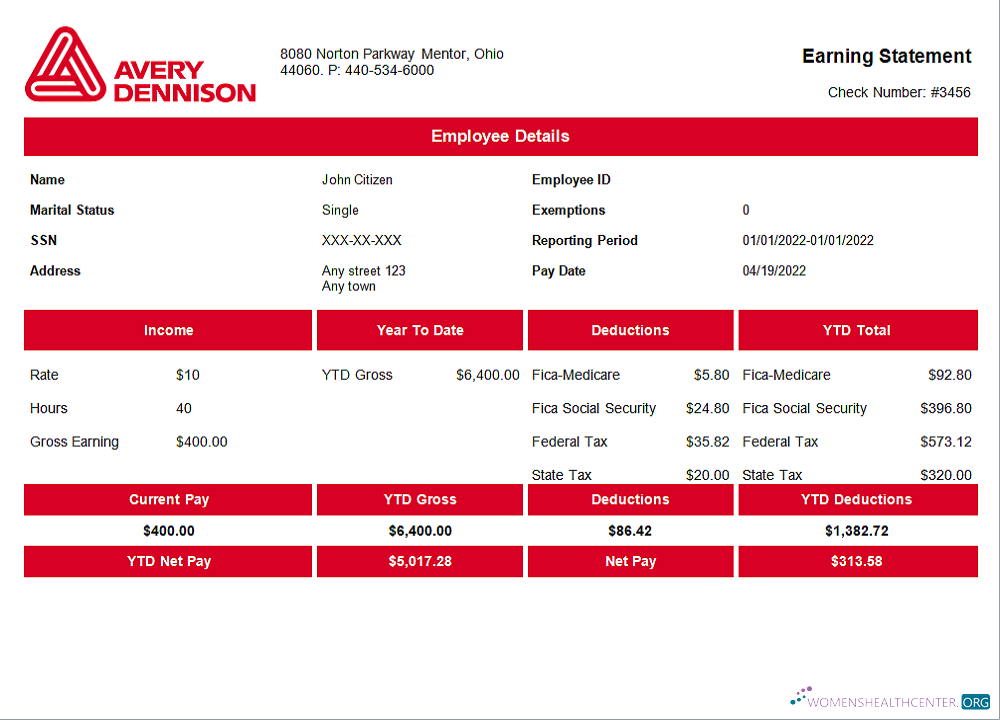 Download USA packaging company employee sheet template in Word and PDF format, version 2 Photoshop template